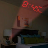 Projection Alarm Clock - With this alarm clock you can now see the time without having the need to turn your neck!